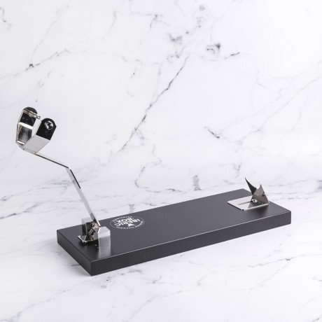 Black Chrome Folding Ham Holder | Accessories