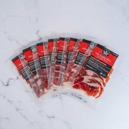 Maletín Paleta de Bellota 50% Ibérica loncheada - 8x50g | Paleta Ibérica Loncheada