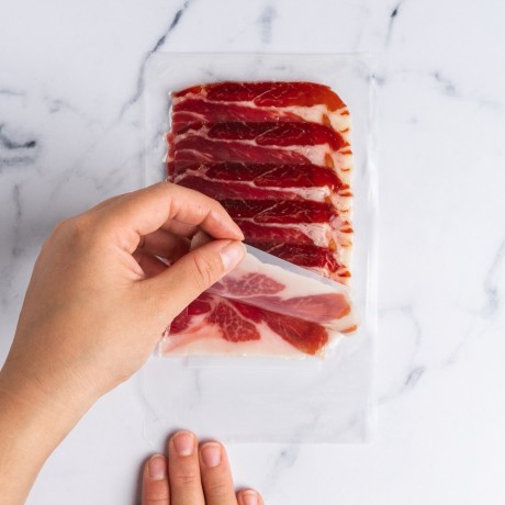 Sac à bandoulière tranché 50% ibérique nourri au Palette - 8x50g | Palette Ibérique 2