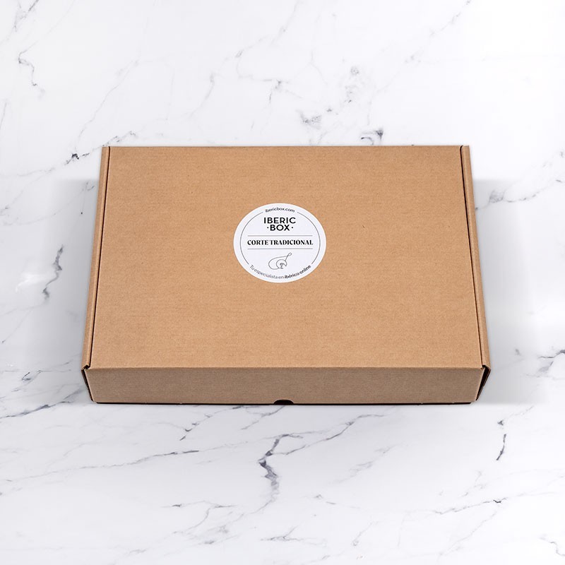 Kopie von Iberischer Vorderschinken 50 % – 5 x 100 g – traditioneller Schnitt | Geschnittener Iberischer Schinken