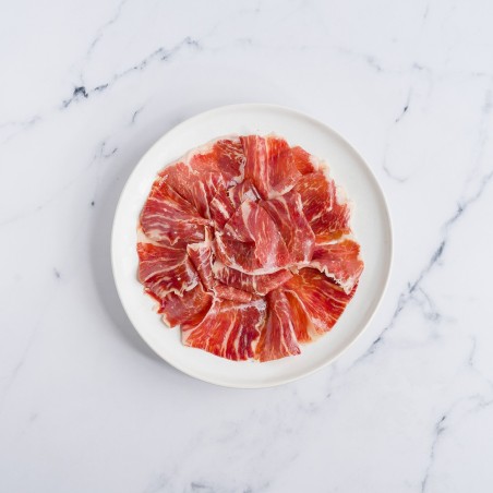 Kopie von Iberischer Vorderschinken 50 % – 5 x 100 g – traditioneller Schnitt | Geschnittener Iberischer Schinken