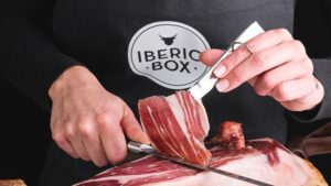 corte loncha jamon iberico