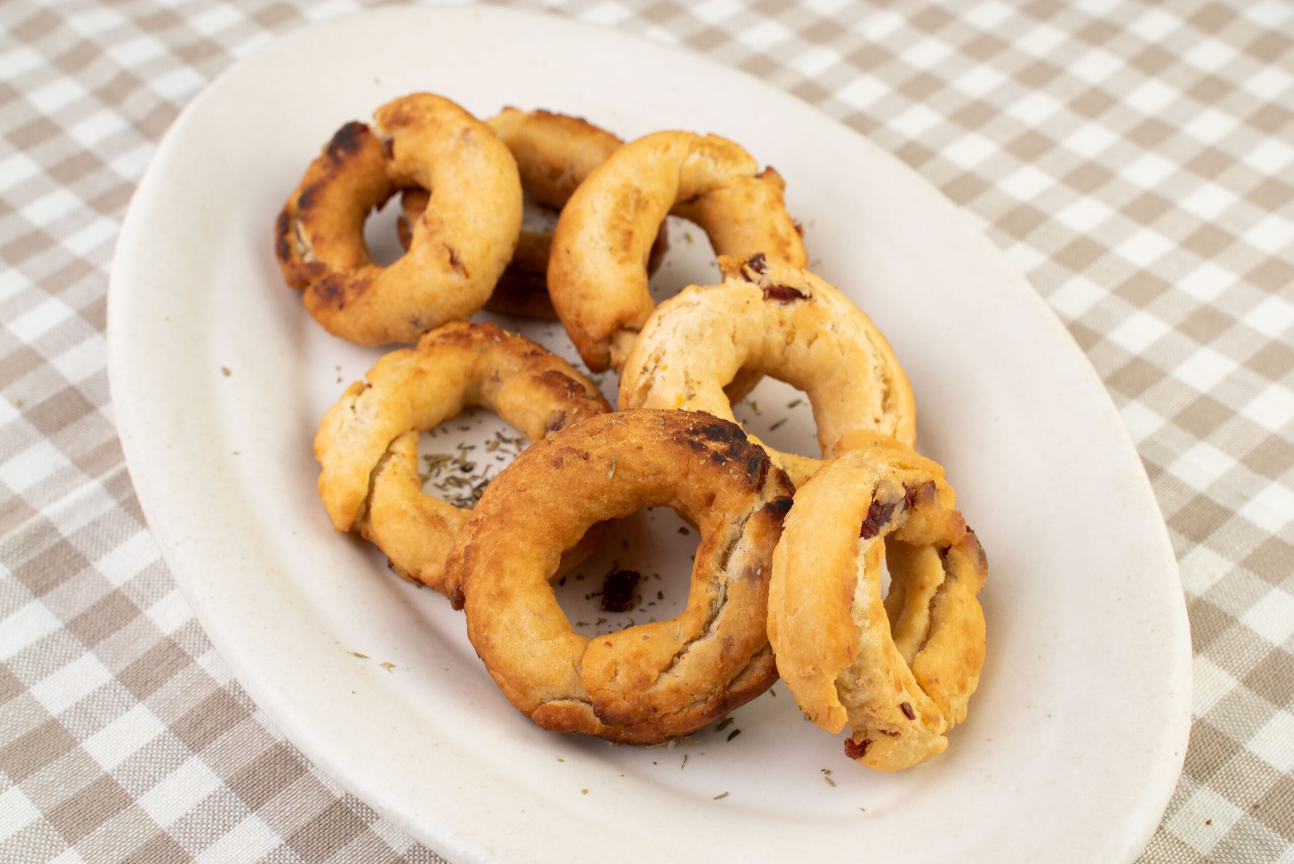 Rosquillas de jamón ibérico